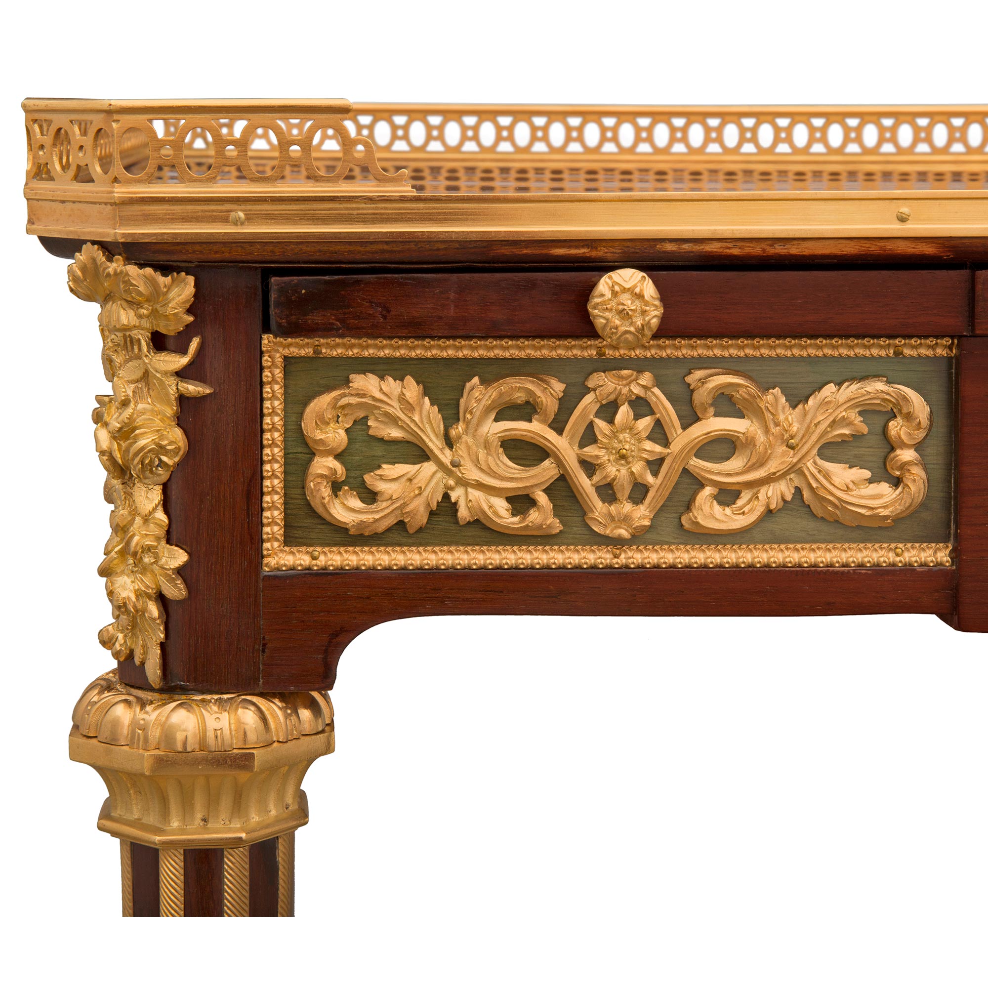 A French 19th Century Louis XVI St. Mahogany, Kingwood